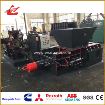 aluminum cans steel scrap compactor