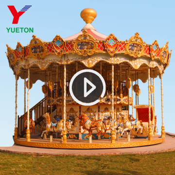 China Backyard Double Decker Carousel for Sale