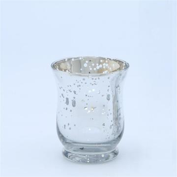 Glazen vazen ​​met glittereffect voor bloemendecoratie