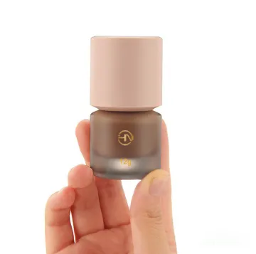 12g Frosted Makeup Liquid Foundation Pump Glass Bottle