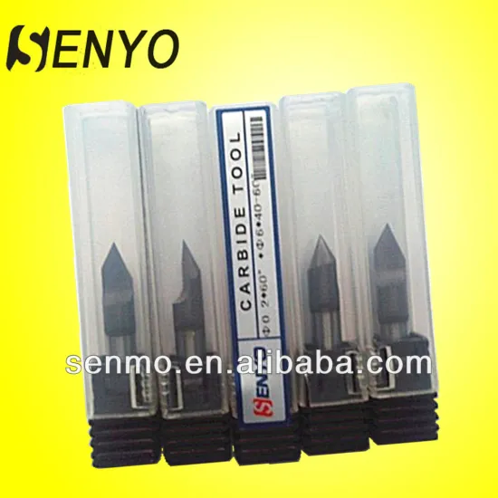 HRC 60 Diamond Cutting Tools For Carving Acrylic/Marble/60 Degree V Shape Cuttr