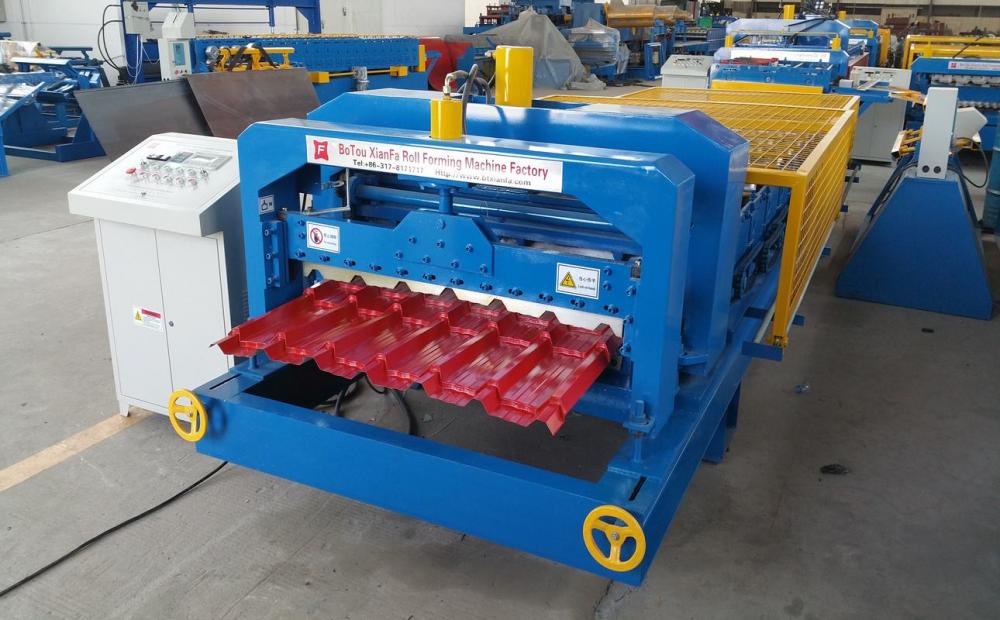 Croatia style Glazed Tile Roof Roll Forming Machine