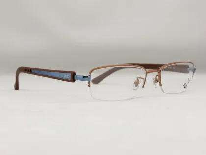 Half Rimless Red Ray Ban Glasses Frames For Women Rb6218 2691 51-18-140