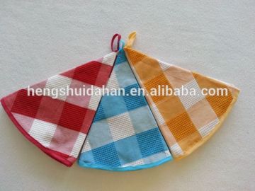 round yarn dyed kitchen towel