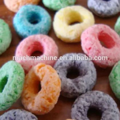 Hot Sale 200-500kg Kellogg Roasted Breakfast Cereal Corn Flakes Snack Food Extruder Machine Production Processing Line