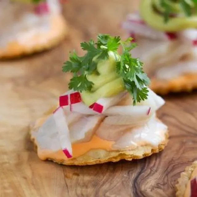 Baja Yellowtail Tostadas