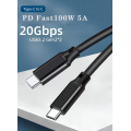 USB3.2 PD 100W 5A Transmissão rápida