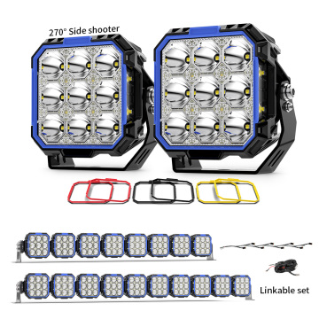 4x4 52 Inch Linkable LED Light Bar for Jeep Trucks and SUVs