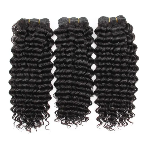 Qingdao Different Length Human Hair Extension Natural Color Brazilian Hair WEAVING Body Wave Non-remy Hair