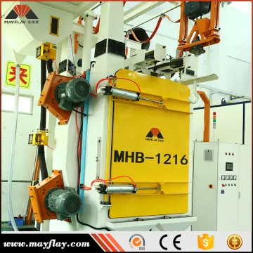 China Mayflay Lpg Cylinder Paint Descaling Surface Treatment Blast Cleaning Machine