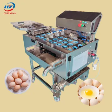 Three-Row Egg Cracker with Shell Crusher: Automated Production Equipment