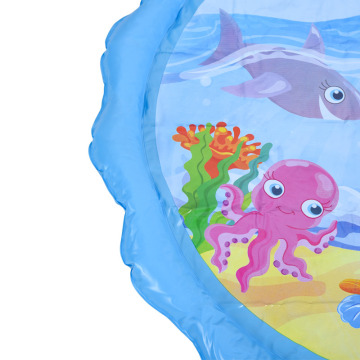 120cm Splash Pad Kids Inflable Round Wading tapete