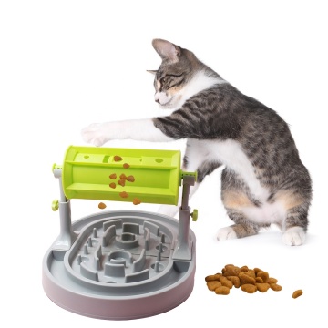 Woopet IQ Training Roller Slow Puzzle Food Leakage Food Feeder Cat Toy