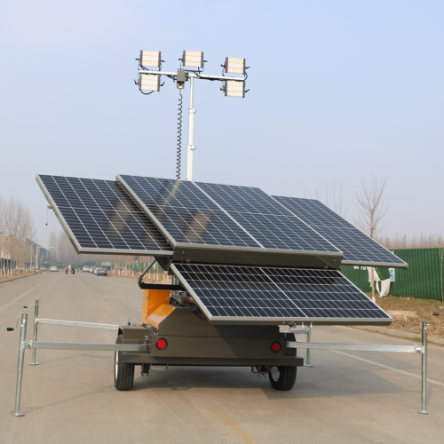 Solar Light Tower Led Zero pollution and zero emissions Manufactory