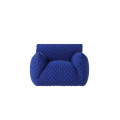 Kursi sofa lemak biru sederhana modern