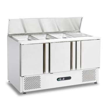 NSF Commercial Salad Bar Containers Refrigerator Display Fridge