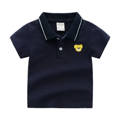 2023 Summer New Cartoon Short Sleeve T-shirts and Polo Shirts for Boys