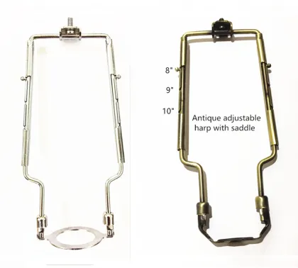 Adjustable Lamp Harp Extendable Lamp Harp" could be simplified to "Extendable Lamp Harp" for a concise and effective search engine title. If you're looking for a title that captures both aspects, you might consider:

"Adjustable and Extendable Lamp Harp