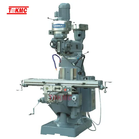 Specifications and Details of Nantong Vertical Milling Machine X6325 with Slotting Head: 65-4760 RPM, 2/2.4 Kw, 130mm Cut Capacity