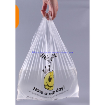 Environmentally Friendly Heavy Duty LDPE HDPE Vest Carrier Plastic Bags