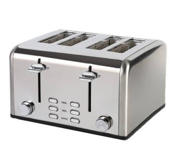 Digital Smart 4-Slice Electric Oven Grill with Touch Screen and Conveyor for Automatic Sandwich Making