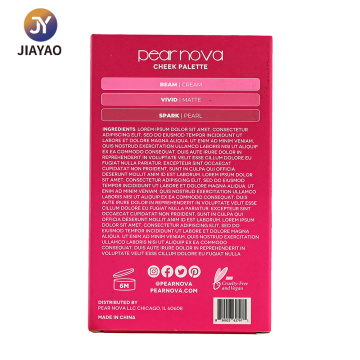 Cajas brillantes para el cuidado de la piel