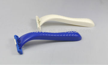 disposable razor with twin blade for man shaving