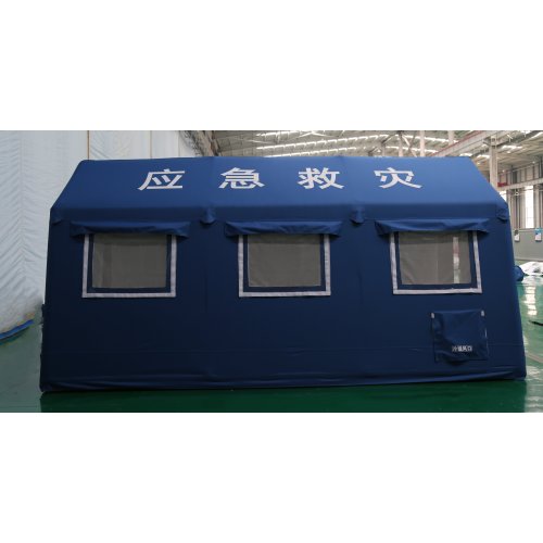 Dark-Blue Oxford Inflatable Tent for Emergency Operations