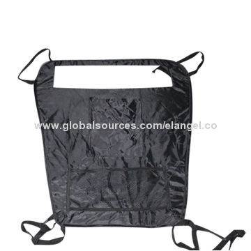 Auto pet barrier, made of durable polyester to keep pets in back seat for driving safely