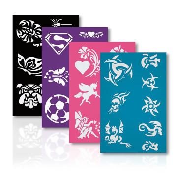 Self-adhesive Non toxic Face Paint Stencils for Kids