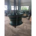 GP200 High Mangan Steel Cone Crusher Memakai Bahagian Concave