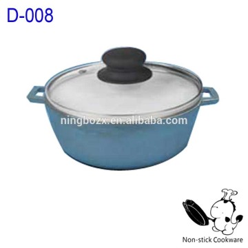 2015 new FDA approved die-casting ceramic nonstick aluminum pot