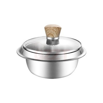 Customizable Stainless Steel Soup Pot with Glass Lid - Hot Sale Now!