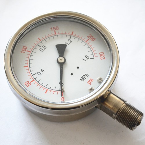 high quality hydraulic pressure gauge oil pressure gauge