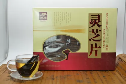 Natural organic lingzhi mushroom ganoderma lucidum slice