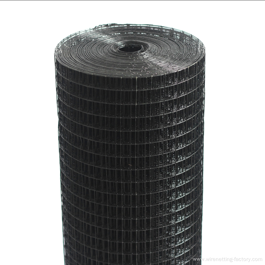 green PVC coated welded wire mesh 3'x100' roll