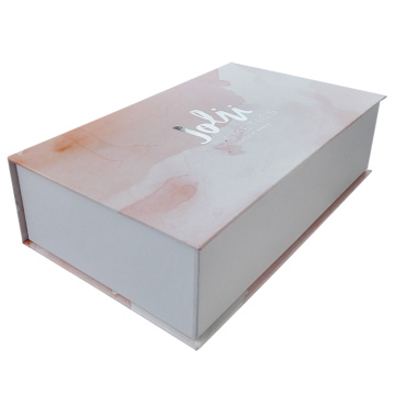 Pink Luxury Custom Cosmetic Box with Hot Stamping