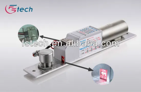 12V drop bolt lock with door and lock signal output