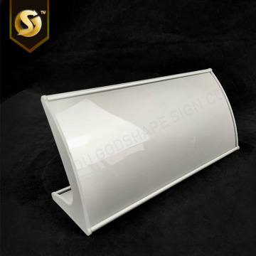 Curved Sign Holder Personlised Curved Signs