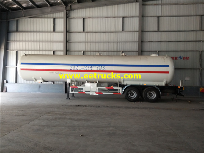 25 Ton ASME LPG Transport Trailers