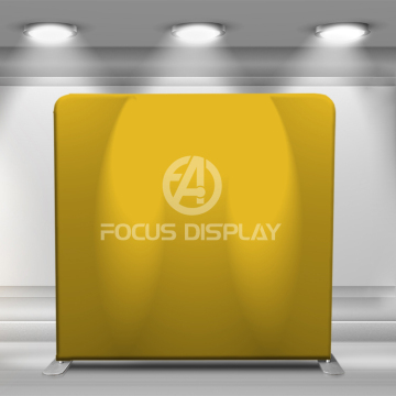 Yellow 10*8ft straight pillowcase tension fabric display