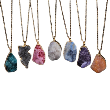 Personalized Moon Zircon and Quartz Necklaces for Jewelry Making - BraveLight Pendant Wholesale
