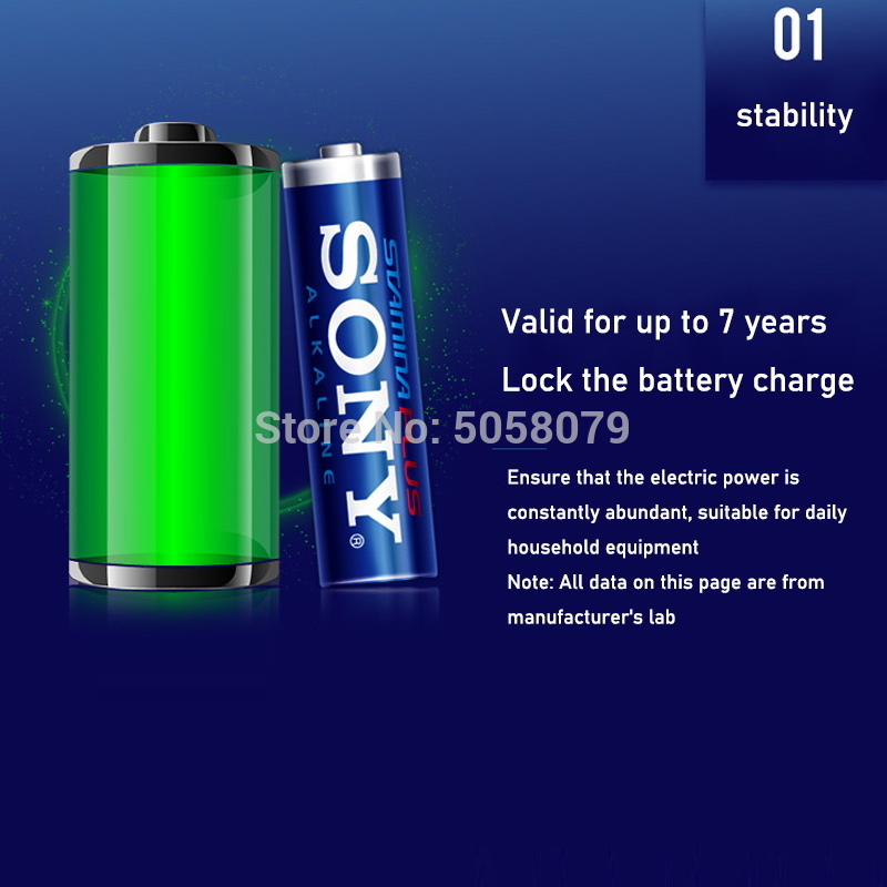 20pcs Original Sony LR03 AM4 1.5V AAA Alkaline Battery For Electric toothbrush Toy Flashlight Mouse clock Dry Primary Battery
