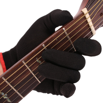 Nylon Wear-Resistant Anti-Slip Guitar Practice Gloves (S/M/L) for Beginners - Left Hand