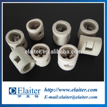 Ceramic pall ring used in cooling towers & distillation column