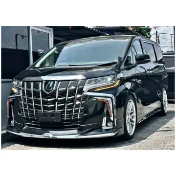 TRD Style Car Body Kit for Alphard 2018-2022: Front, Rear Bumper, Grille, Side Skirts