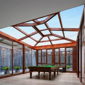 Aluminium Conservatory Sunrooms with Solarium Tent Panels for Backyard