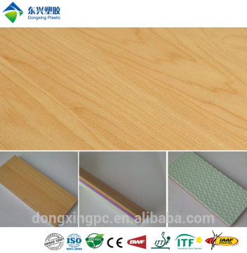 Indoor PVC basketball court sports flooring