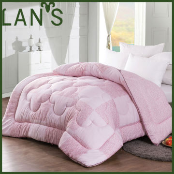 New Polyester Fabric Cotton and Poly Fiber blended Filling Cotton Duvet