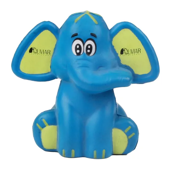 Wholesale Custom Elephant Stress Ball with Logo - Memory PU Foam